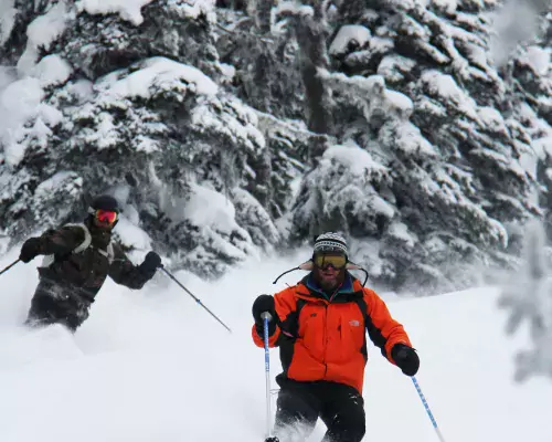 Skiing at Powder King