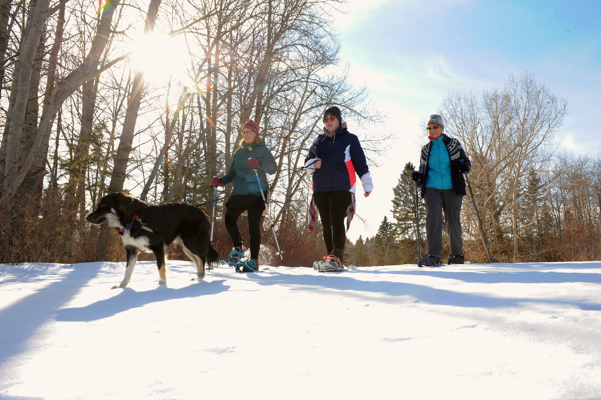 Snowshoeing Hawreluk Lake Culina Jeremy Derksen