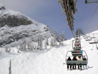 Ski Lift at Fernie Ski Resort