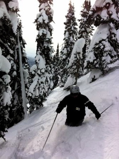 Skiing at Powder King, Prince George