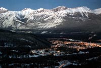 Jasper, Alberta at Dusk