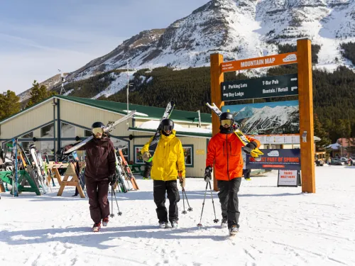 Castle Mountain spring skiing Nick Nault FestivalSeekers