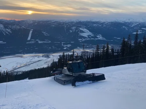 Revelstoke Mountain Resort BC snowcat groomer Stu Smith