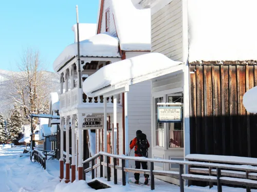 Skiing in Barkerville