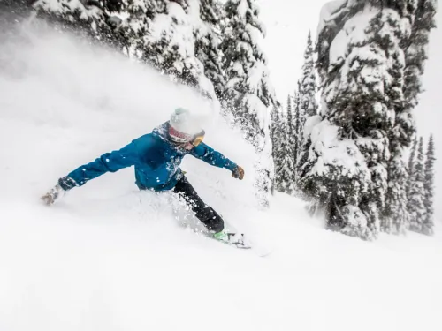 Snow Seekers snowboarding Powderking BC