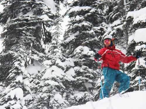 Top of run Powder King