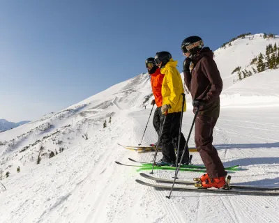 Castle Mountain AB skiing Nick Nault Snowseekers