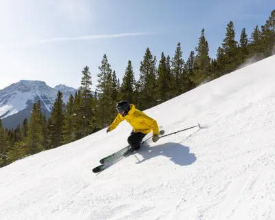 Castle Mountain Alberta spring skiing Nick Nault_Snowseekers
