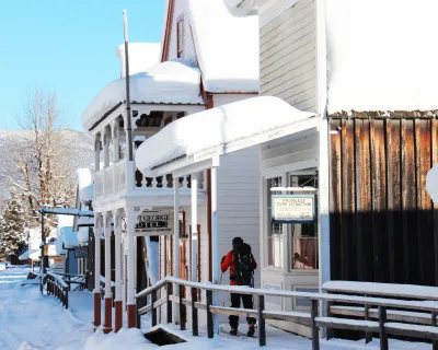Skiing in Barkerville