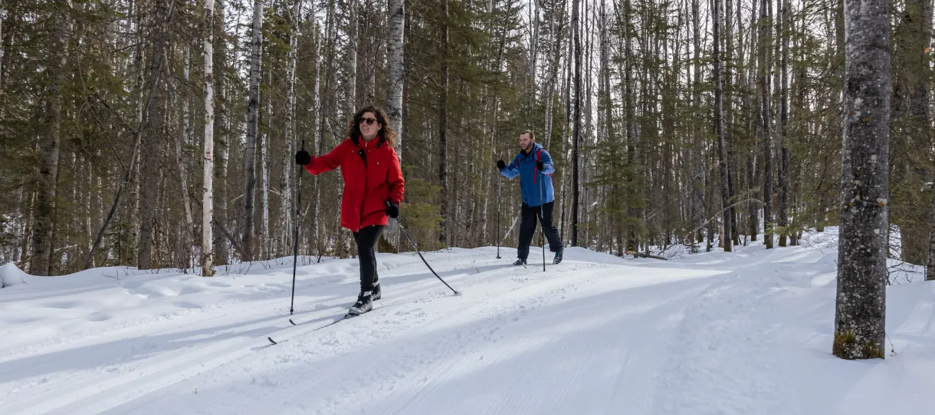 Lac La Biche Alberta #SkiNorthAB Cross Country Skiing Shaw Lake Provincial Park