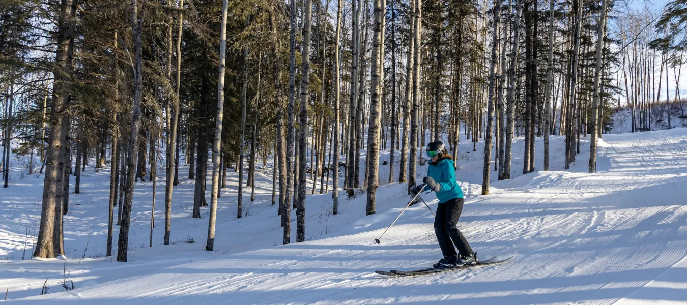 Whitecourt #SkiNorthAB Kristy Skiing SnowSeekers