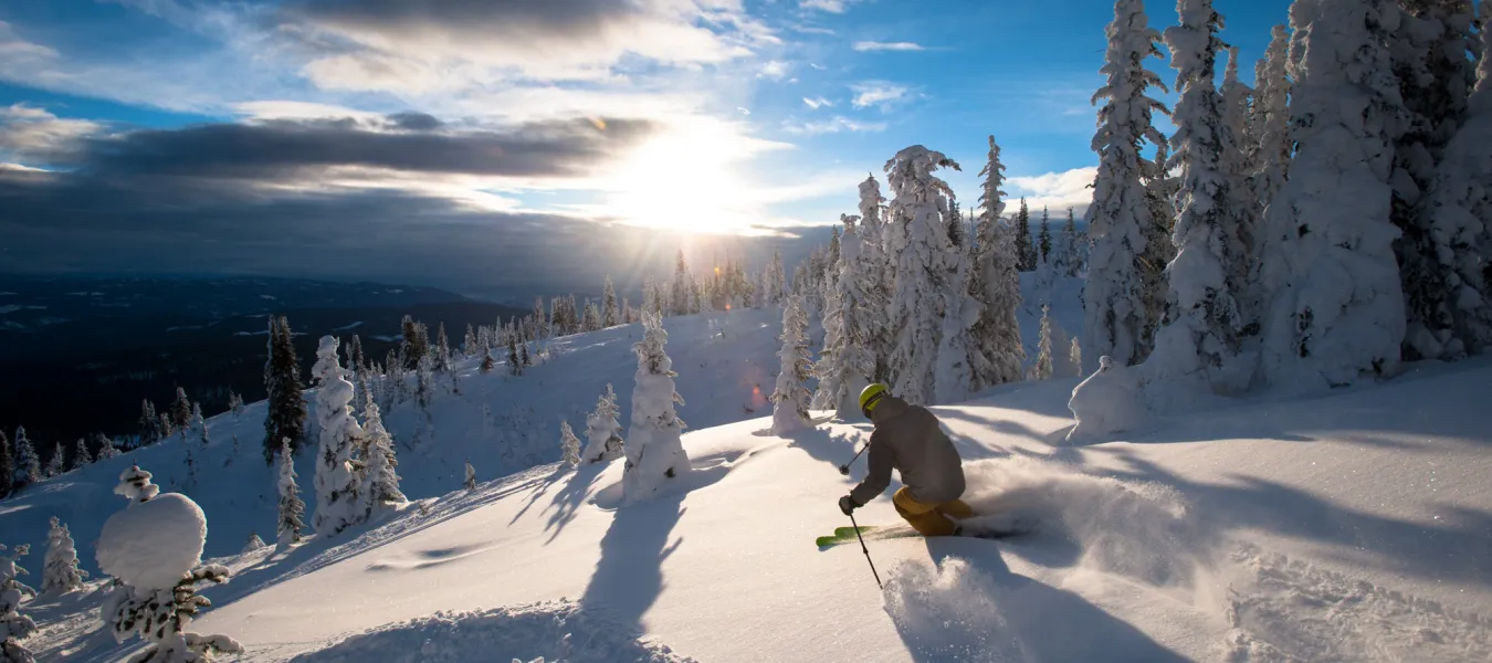 Deep snow SilverStar Vernon BC Dave Heath