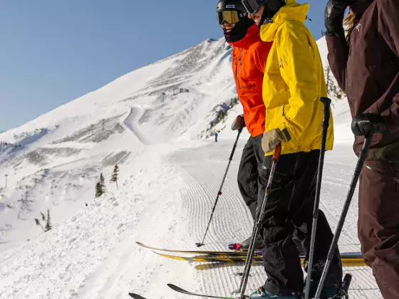 Castle Mountain AB skiing Nick Nault Snowseekers