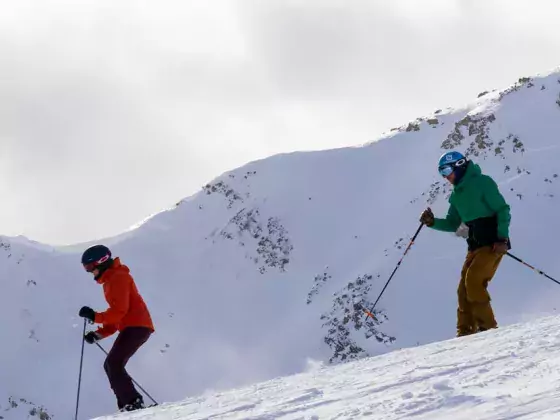 Jasper Marmot Albert #SkiNorthAB skiing 