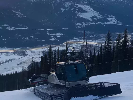 Revelstoke Mountain Resort BC snowcat groomer Stu Smith