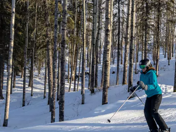 Whitecourt #SkiNorthAB Kristy Skiing SnowSeekers