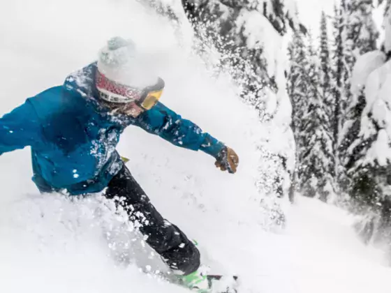 Snow Seekers snowboarding Powderking BC