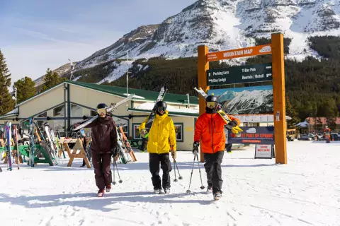 Castle Mountain spring skiing Nick Nault FestivalSeekers