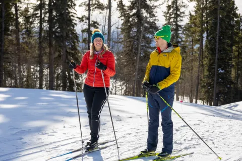 Nordic skiing Grande Cache AB Paul lavoie