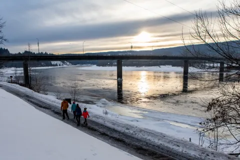 Quesnel winter trails 