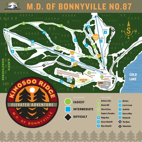 Kinosoo Ridge Trail Map