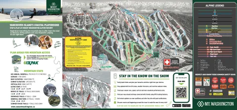Mount Washington Alpine Resort trail map