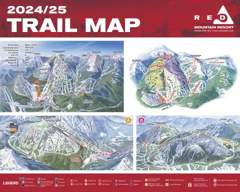 RED Mountain Resort trail map