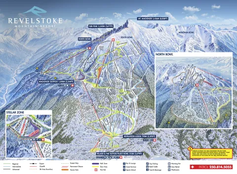 Revelstoke Mountain Resort trail map