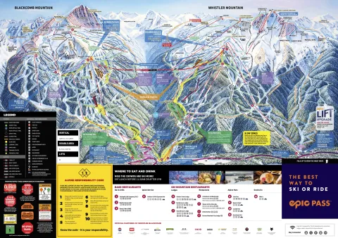 Whistler Blackcomb trail map