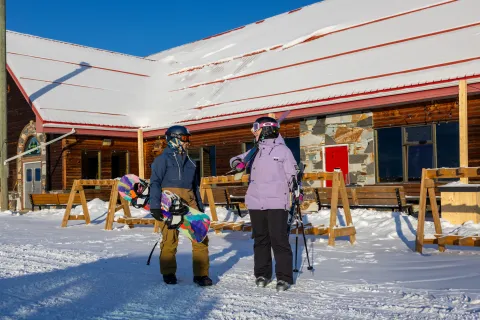 SKi lodge at Misery Mountain, Peace River Alberta