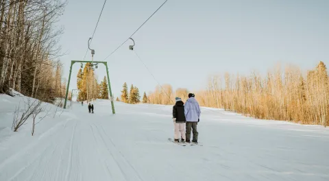 T-bar at Spring Lake Ski Hill Mighty Peace