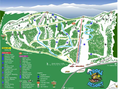 Troll Resort Trail Map