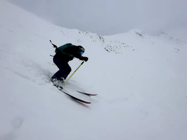 Backside of Lake Louise Ski Resort December 2025