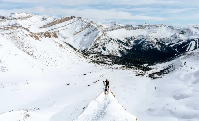 Lake Louise Alberta skiing snowboarding Boomerang Bowl