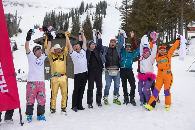 ski ballet group shot