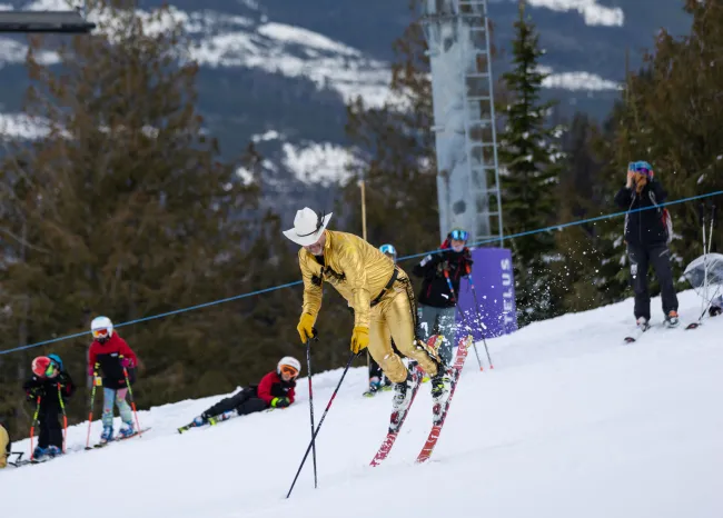 ski ballet contest at Fernie Alpine Resort