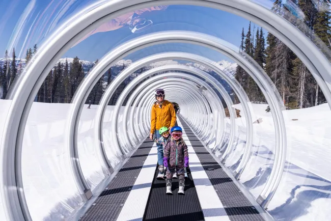 beginner skiing at Revelstoke Mountain Resort