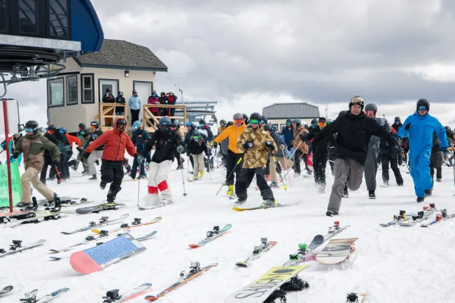 Sun Peaks race top to bottom