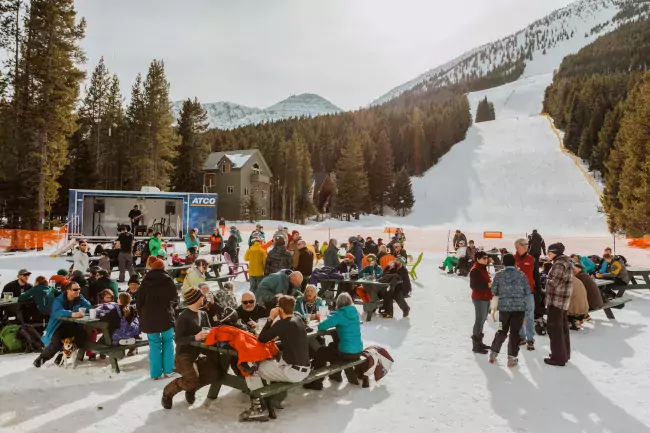 Castle Mountain Alberta Beats in the Base spring concerts