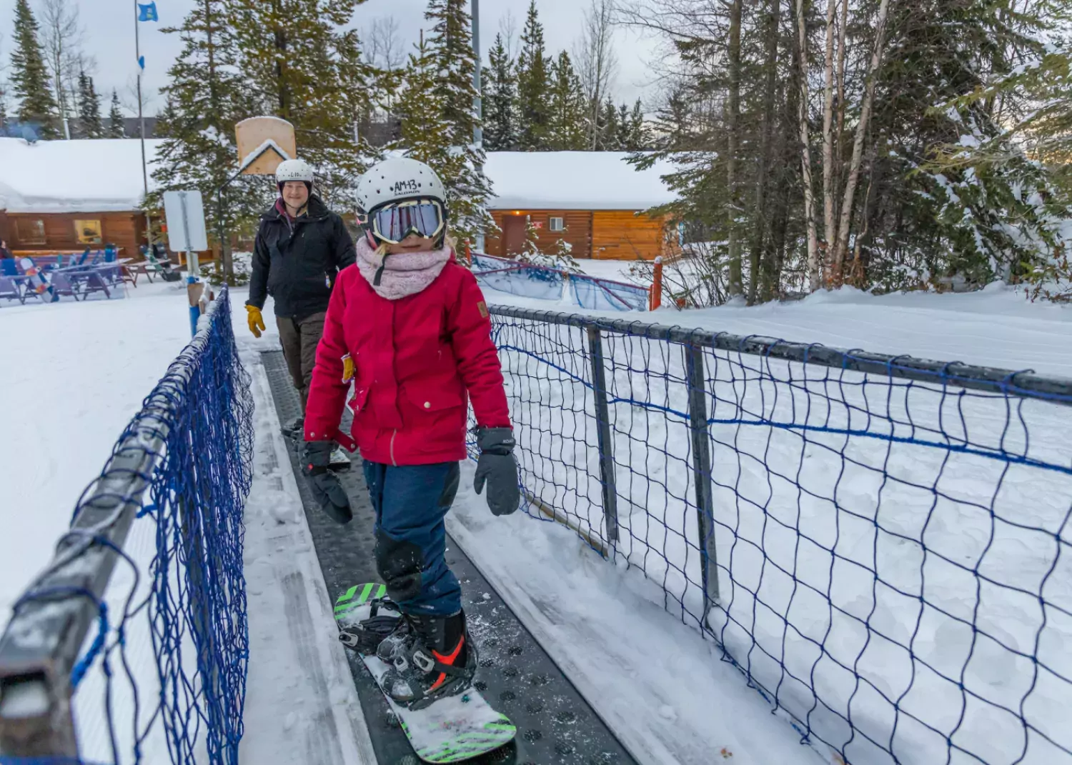 Whispering Pines has friendly carpet lifts and lessons to help beginners get started. Whispering Pines Ski Area Clear Hills County AB Paul Lavoie
