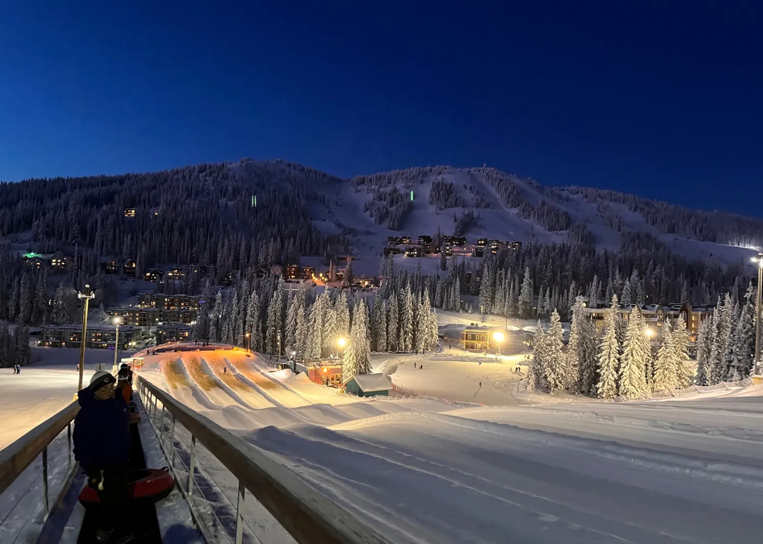 snow tubing SilverStar BC Jim Barr