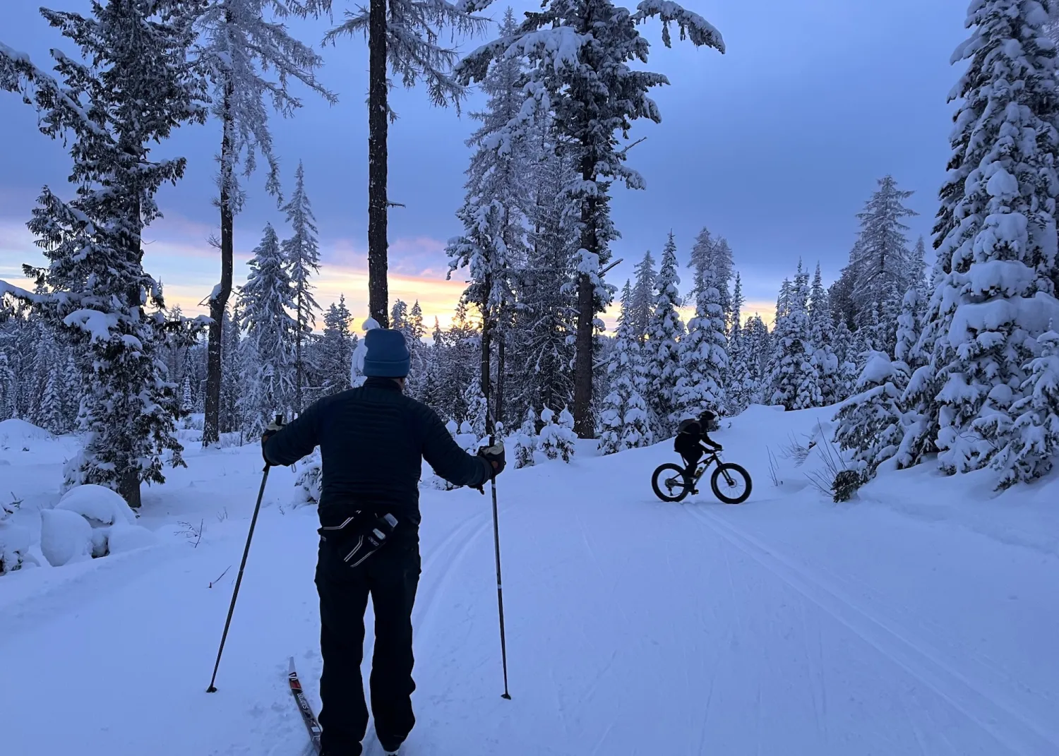 cross-country skiing SilverStar BC Jim Barr
