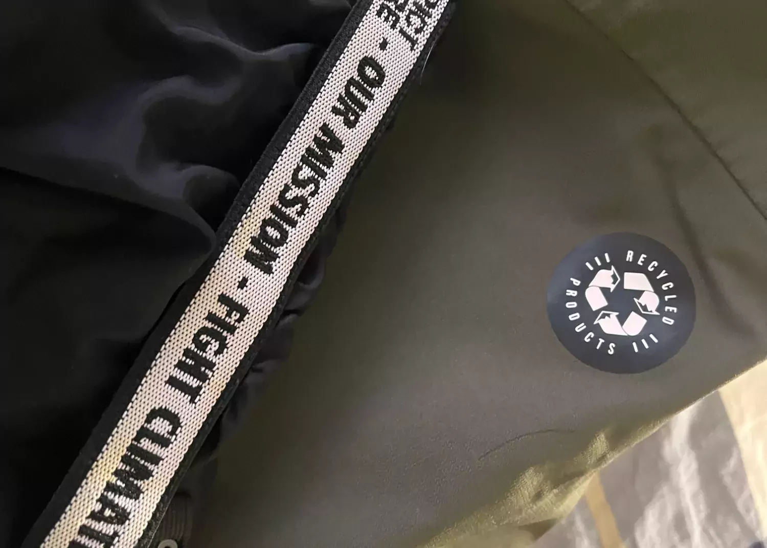 In with the new (sustainably sourced snow pants). Sustainably crafted snowpants