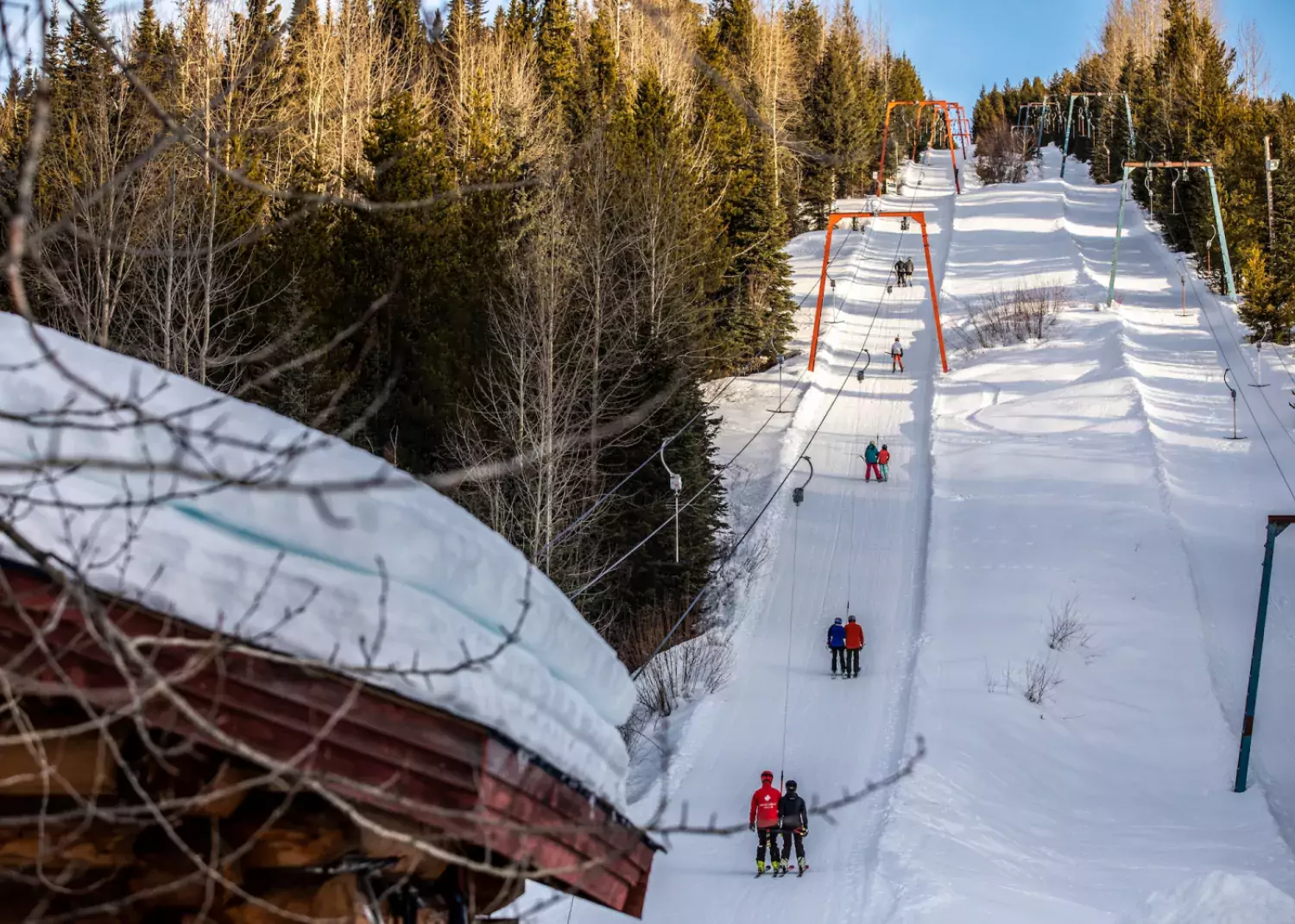 The t-bars are part of Troll's charm. / Jeremy Allen Troll Ski Resort BC