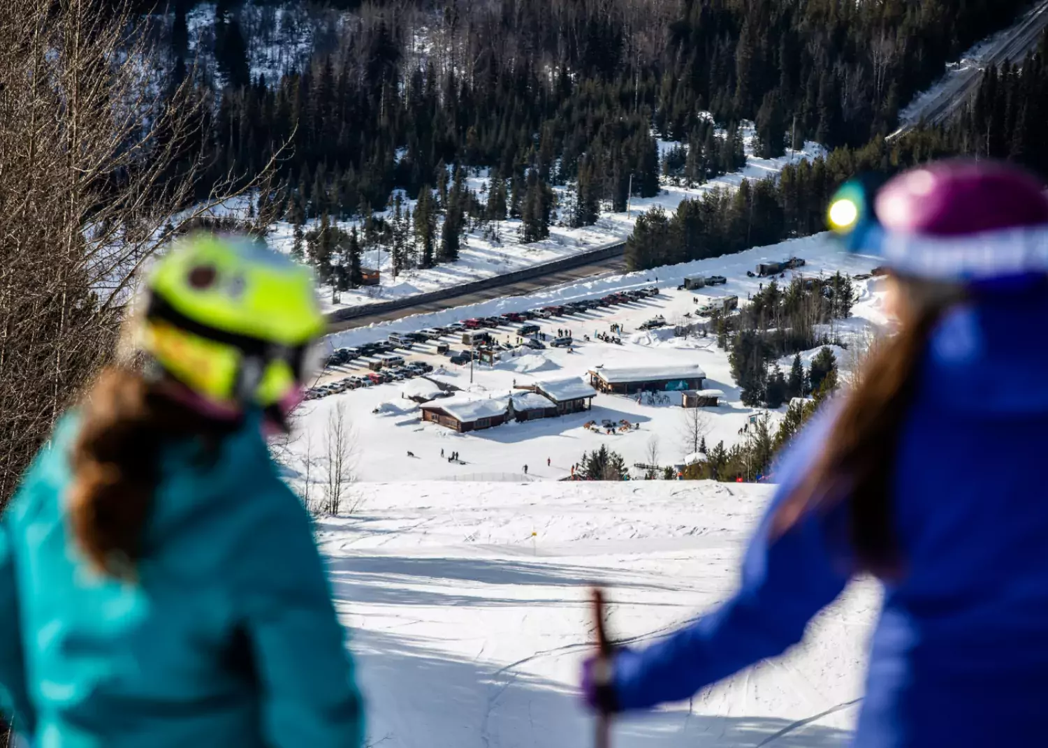 A view from above the base of the ski resort. / Jeremy Allen Troll Ski Resort BC
