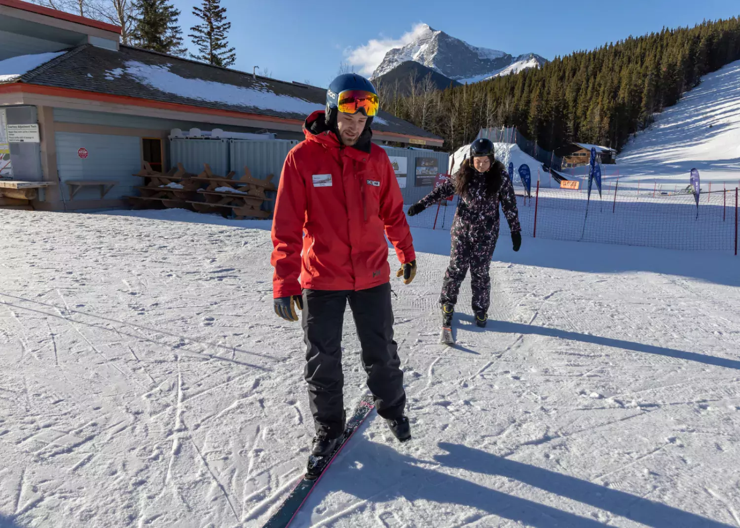 Learn to ski lesson Nakiska Ski Area AB