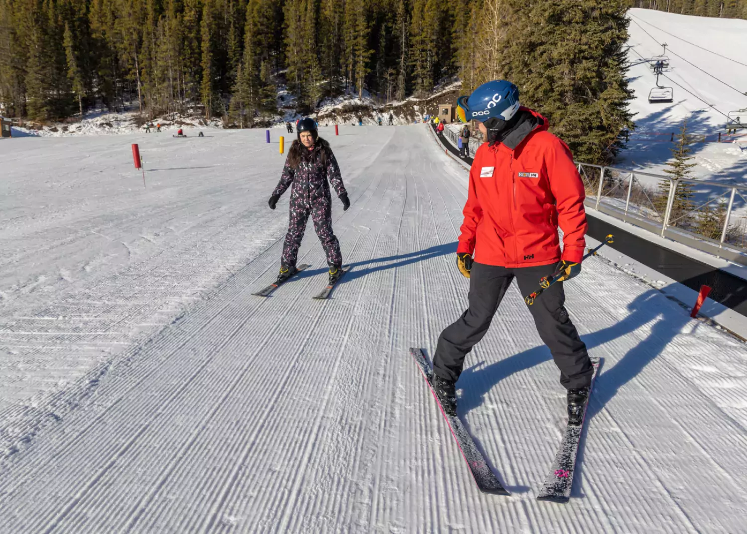 Learn to ski lesson Nakiska Ski Area AB