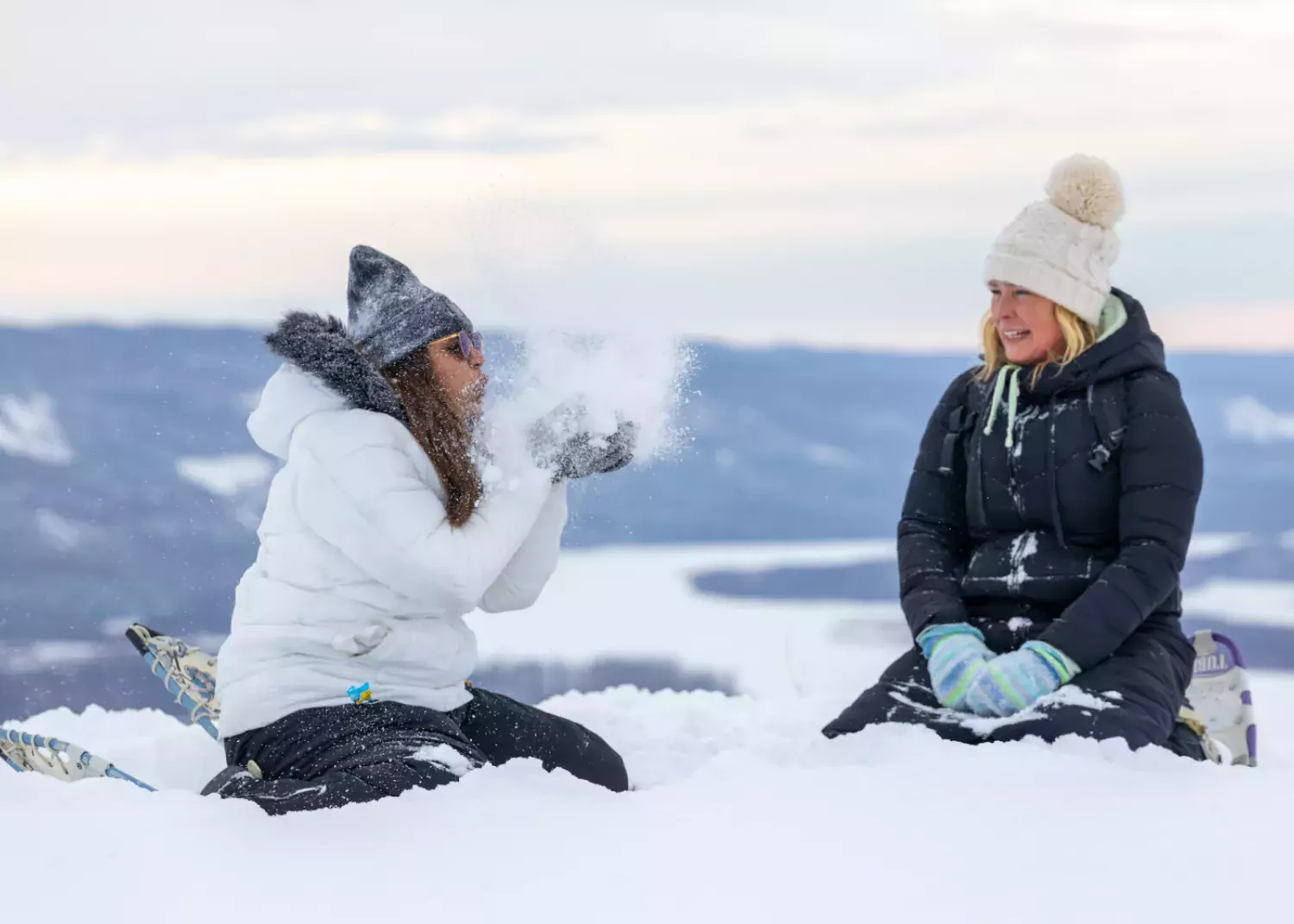 Snowshoeing Misery Mountain Peace River